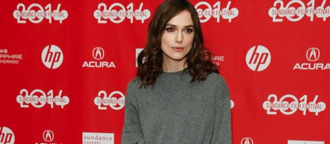 Keira Knightley a su llegada al festival de cine Sundance 2014