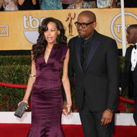 Forest Whitaker y su mujer en los Premios del Sindicato de Actores 2014