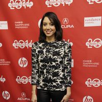 Aubrey Plaza a su llegada al festival de cine 'Sundance' 2014