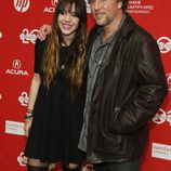 Richard Linklater y su hija Lorelai Linklater a su llegada al festival de cine 'Sundance' 2014