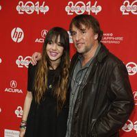 Richard Linklater y su hija Lorelai Linklater a su llegada al festival de cine 'Sundance' 2014