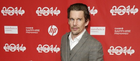 Ethan Hawke a su llegada al festival de cine 'Sundance' 2014