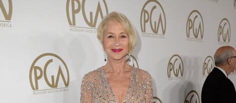 Helen Mirren en la gala de entrega de los Producers Guild Awards 2014