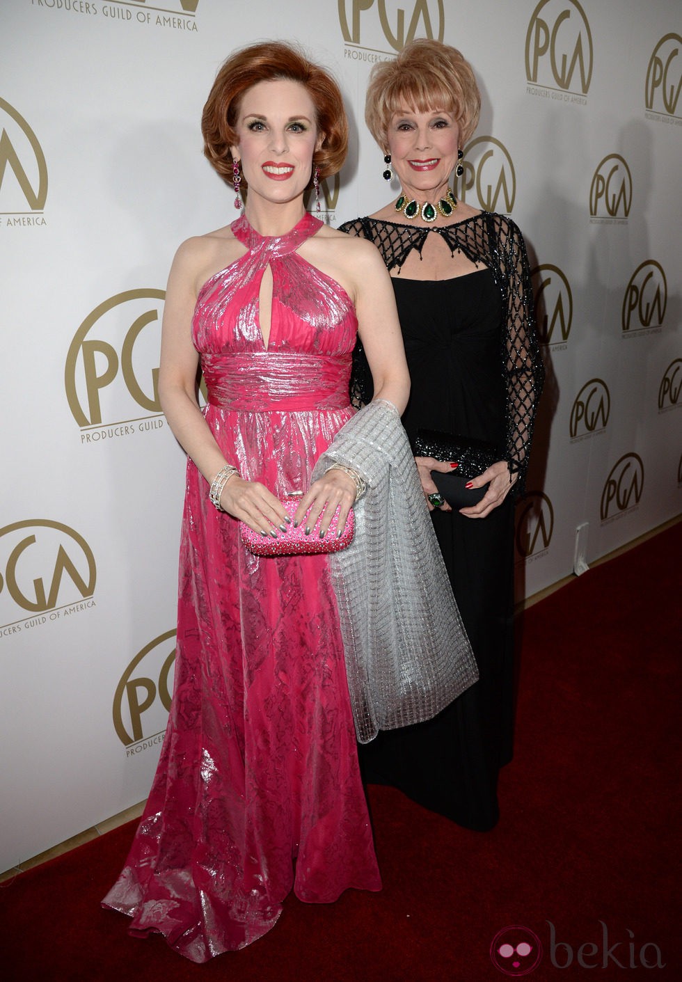 Kat Kramer y Karen Sharpe en la gala de entrega de los Producers Guild Awards 2014