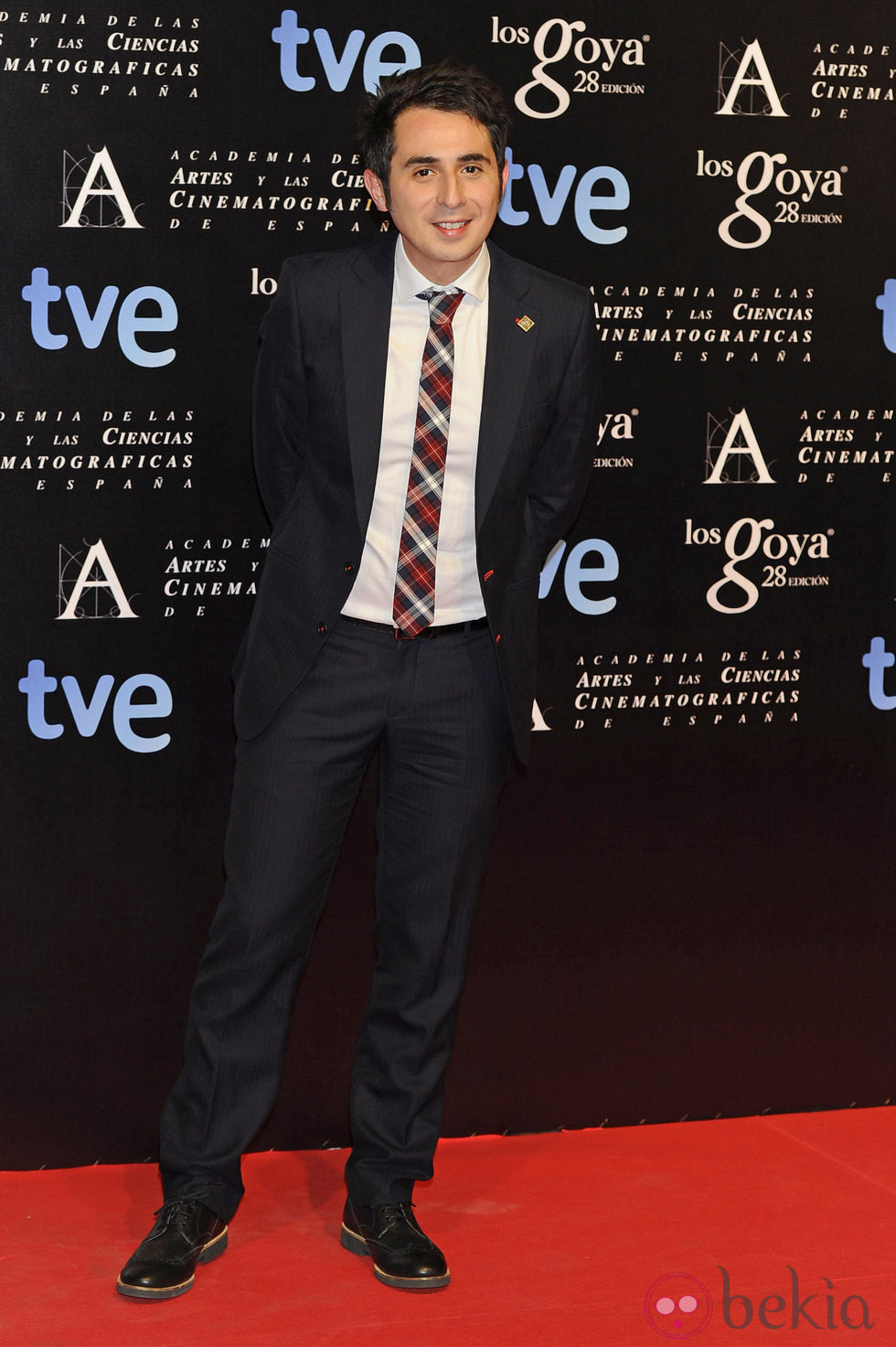 Berto Romero en la fiesta de nominados a los premios Goya 2014