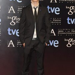 Patrick Criado en la fiesta de nominados a los premios Goya 2014