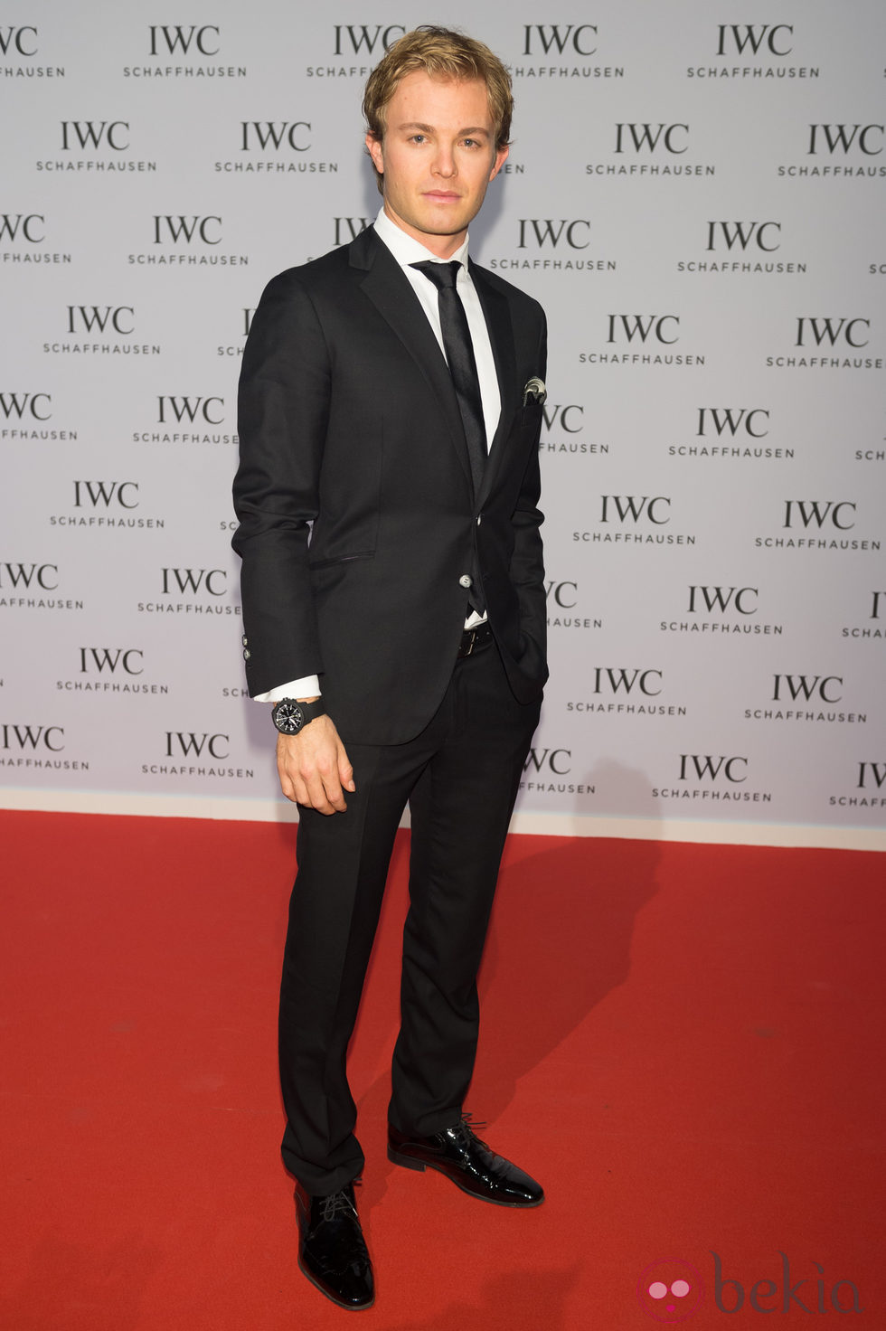 Nico Rosberg en la presentación de la colección 'Aquatimer' de IWC