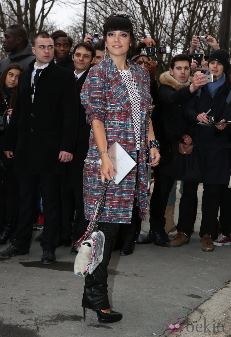 Lily Allen en el desfile de Alta Costura de Chanel primavera/verano 2014 de París