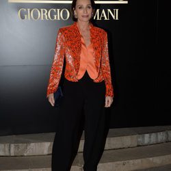 Kristin Scott en el desfile de Alta Costura Armani Privé primavera/verano 2014 de París