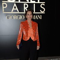 Kristin Scott en el desfile de Alta Costura Armani Privé primavera/verano 2014 de París