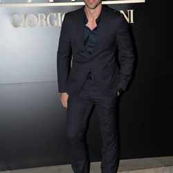 Miguel Ángel Silvestre en el desfile de Alta Costura de Armani Privé primavera/verano 2014 de París