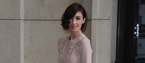 Paz Vega en el desfile de Alta Costura de Elie Saab de París primavera/verano 2014