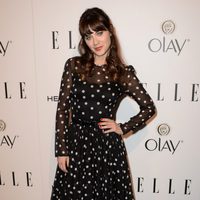 Zooey Deschanel en la fiesta Elle Mujeres de televisión 2014