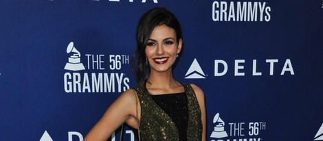 Victoria Justice en una fiesta pre-Grammy 2014 organizada por Delta Airlines