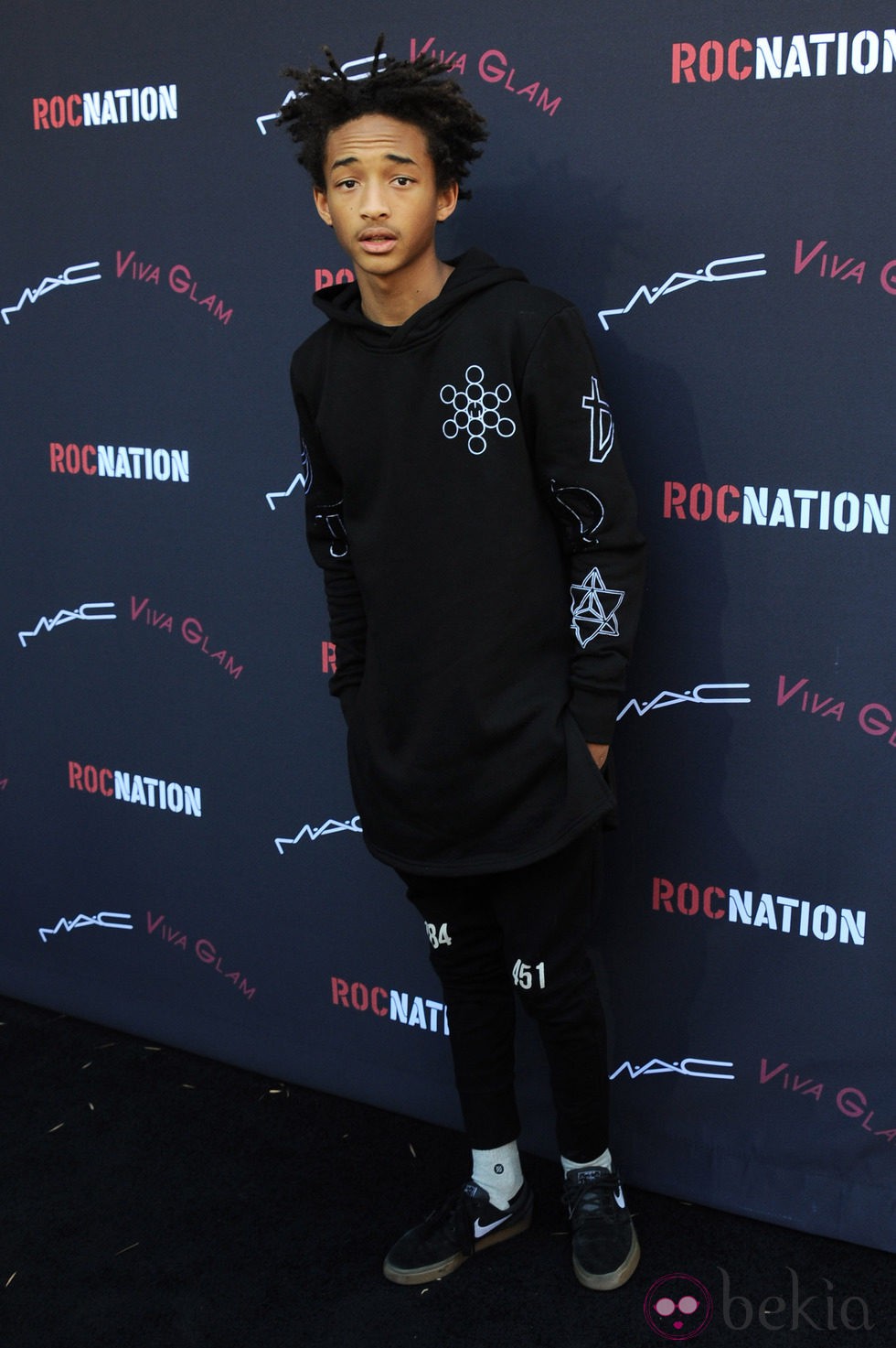 Jaden Smith en el brunch previo a la entrega de los Premios Grammy 2014