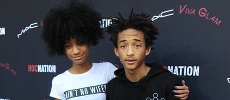 Willow y Jaden Smith en el brunch previo a la entrega de los Premios Grammy 2014