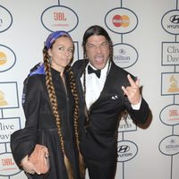 Robert Trujillo en la fiesta Pre-Grammy 2014 de Clive Davis