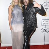 Victoria Azarenka y Redfoo en la fiesta Pre-Grammy 2014 de Clive Davis