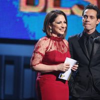 Gloria Estefan y Marc Anthony en la entrega de los Grammy 2014