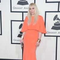 Natasha Bedingfield en la alfombra roja de los Grammy 2014