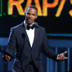 Jamie Foxx en la entrega de los Grammy 2014