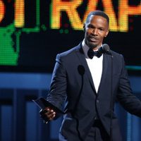 Jamie Foxx en la entrega de los Grammy 2014