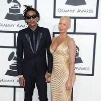 Wiz Khalifa y Amber Rose en los Grammy 2014