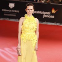 Aura Garrido en la alfombra roja de los Premios Feroz 2014