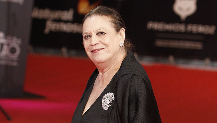 Terele Pávez en la alfombra roja de los Premios Feroz 2014