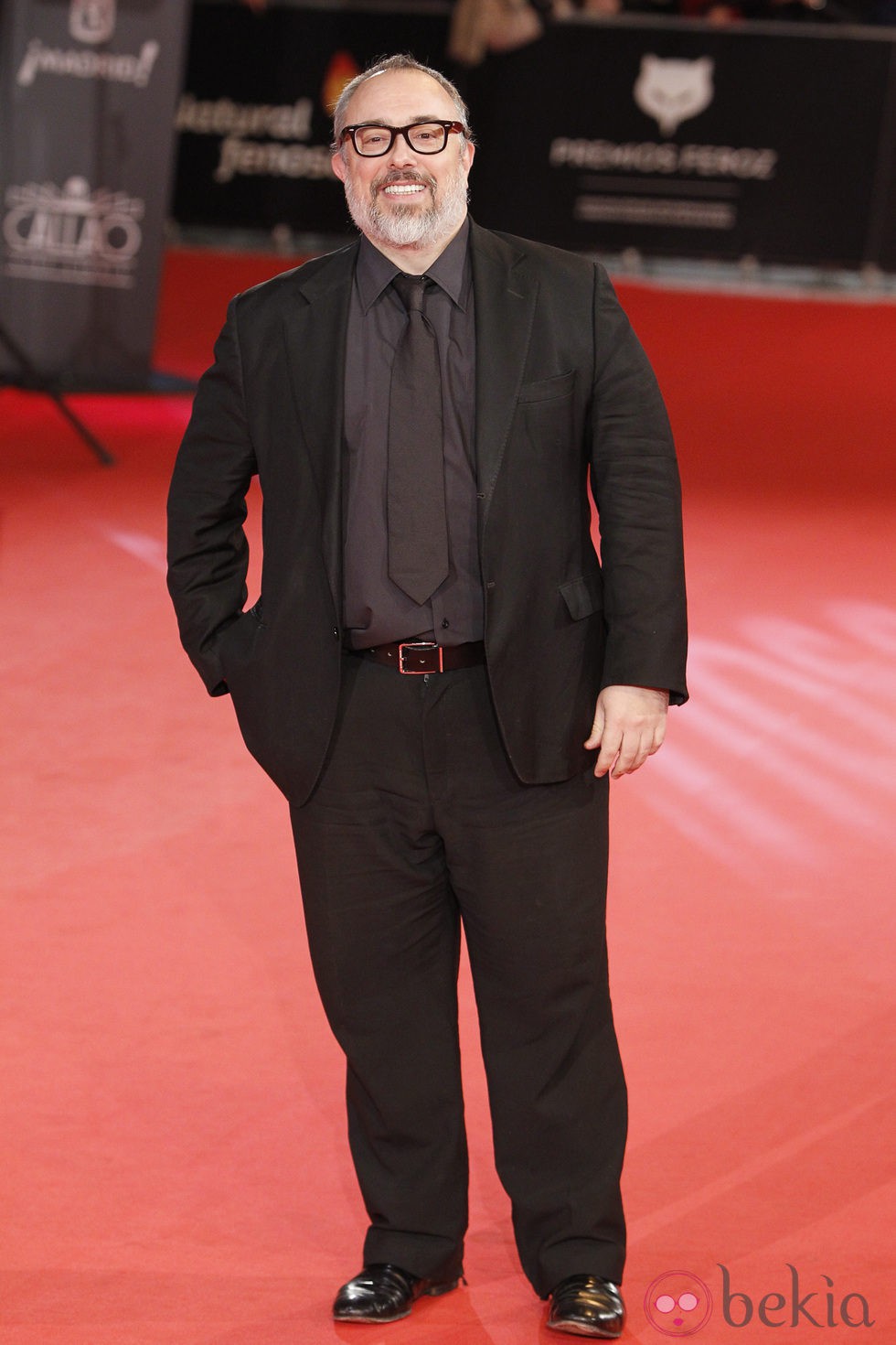 Álex de la Iglesia en la alfombra roja de los Premios Feroz 2014