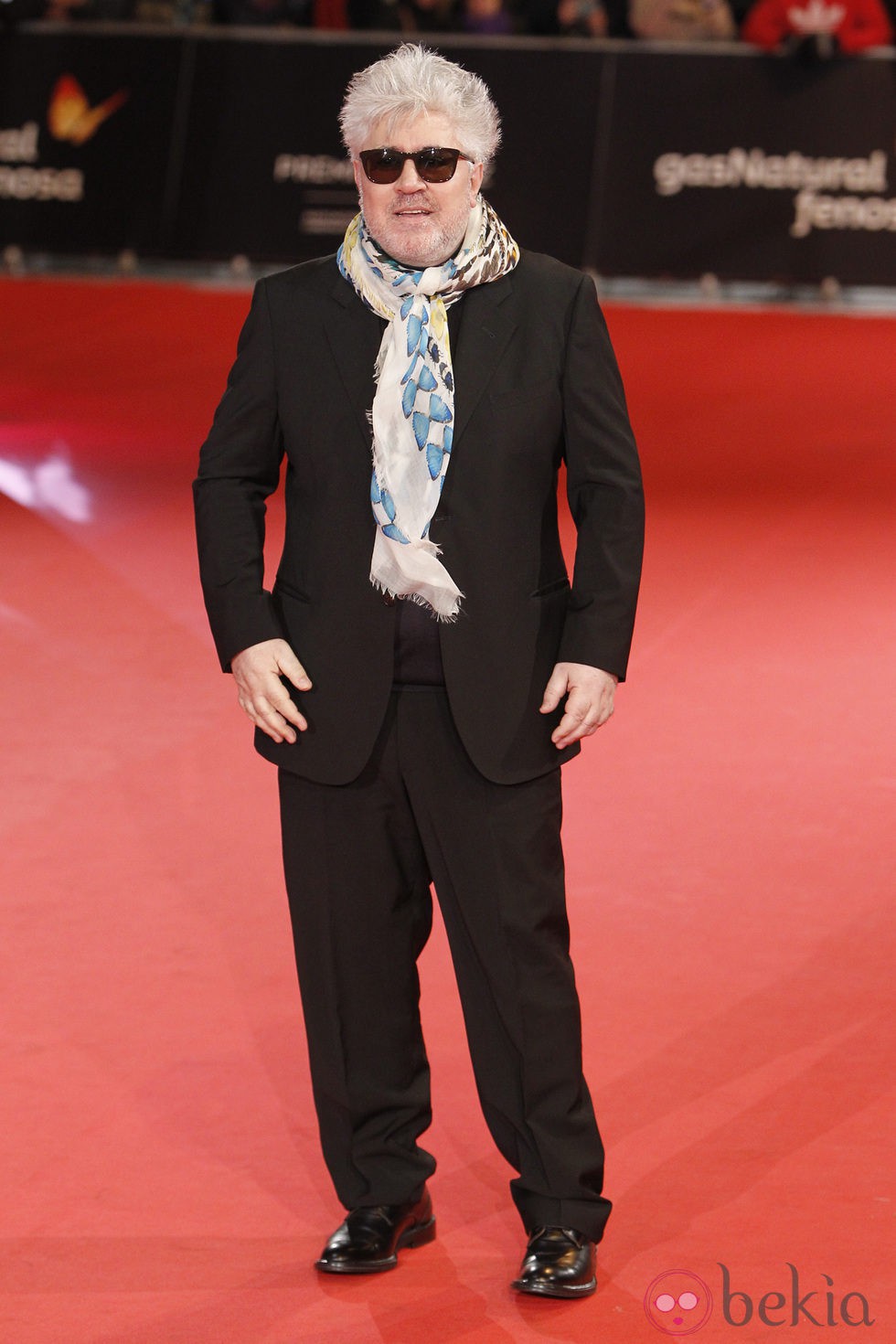 Pedro Almodóvar en la alfombra roja de los Premios Feroz 2014