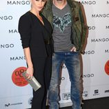 Víctor Valdés y Yolanda Cardona en el front row de Mango en la 080 Barcelona Fashion 2014