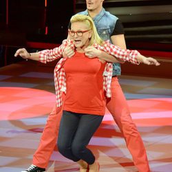 Maribel bailando en la primera gala de '¡Mira quién baila!'