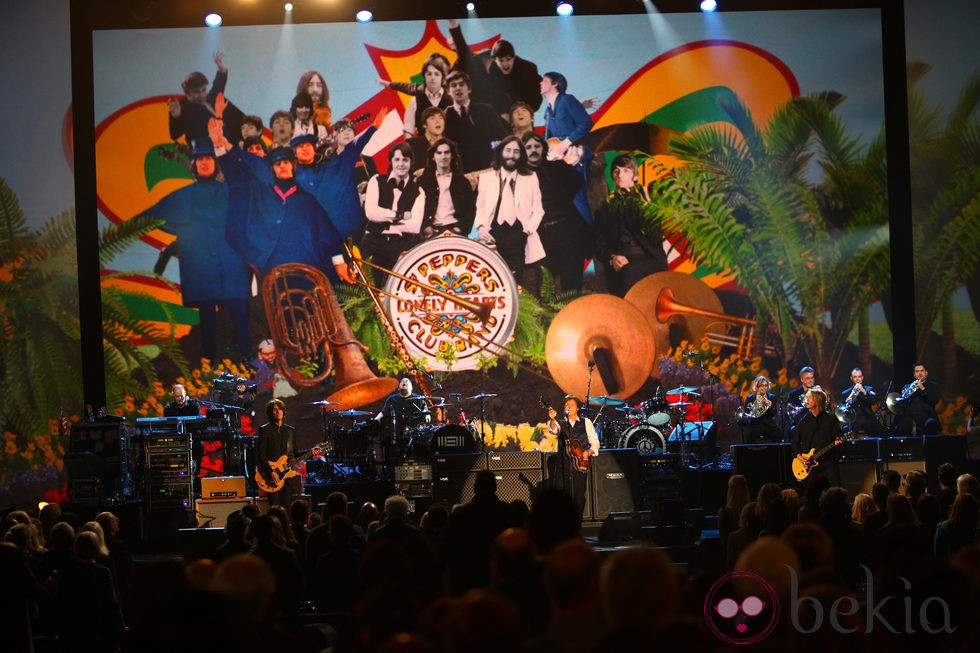 Homenaje a 'The Beatles' en los Grammy 2014