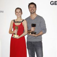 Hugo Silva y Aura Garrido recogen el Premio Carmen a la Belleza más Internacional del Cine Español