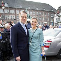 Los Príncipes Victoria y Daniel de Suecia en Dusseldorf