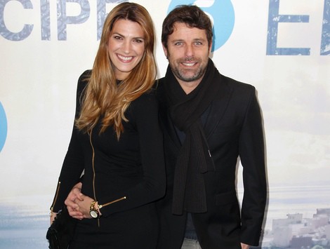 Laura Sánchez y David Ascanio en el estreno de la serie 'El Príncipe'