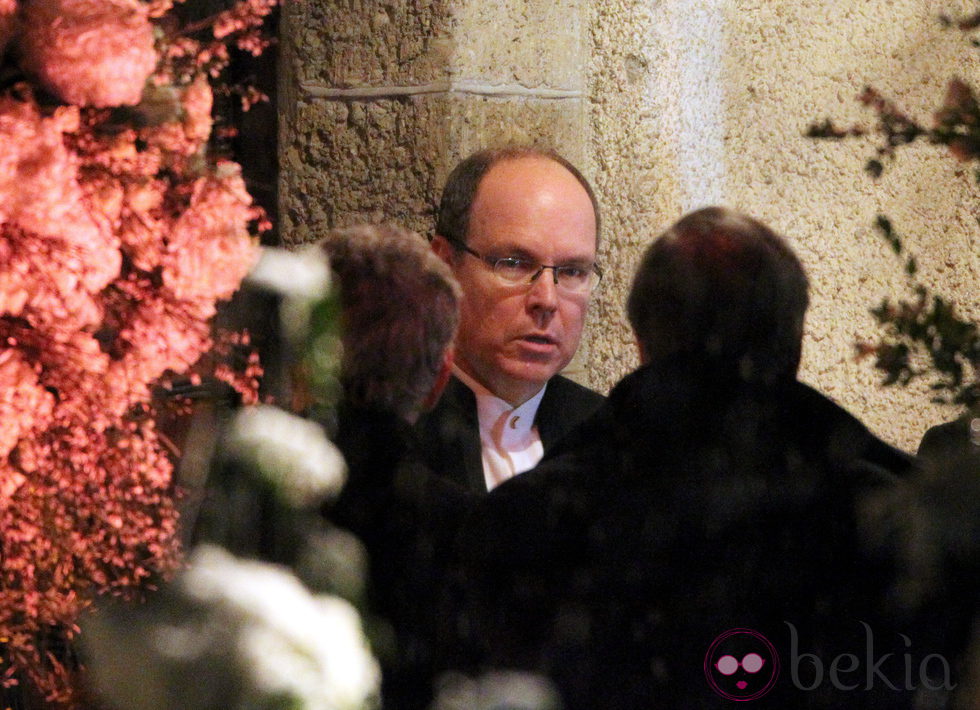 Alberto de Mónaco en la boda de Andrea Casiraghi y Tatiana Santo Domingo