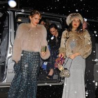 Eugenie Niarchos y Margherita Missoni en la boda de Andrea Casiraghi y Tatiana Santo Domingo