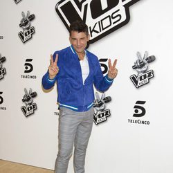 Jesús Vázquez en la presentación de 'La Voz Kids'