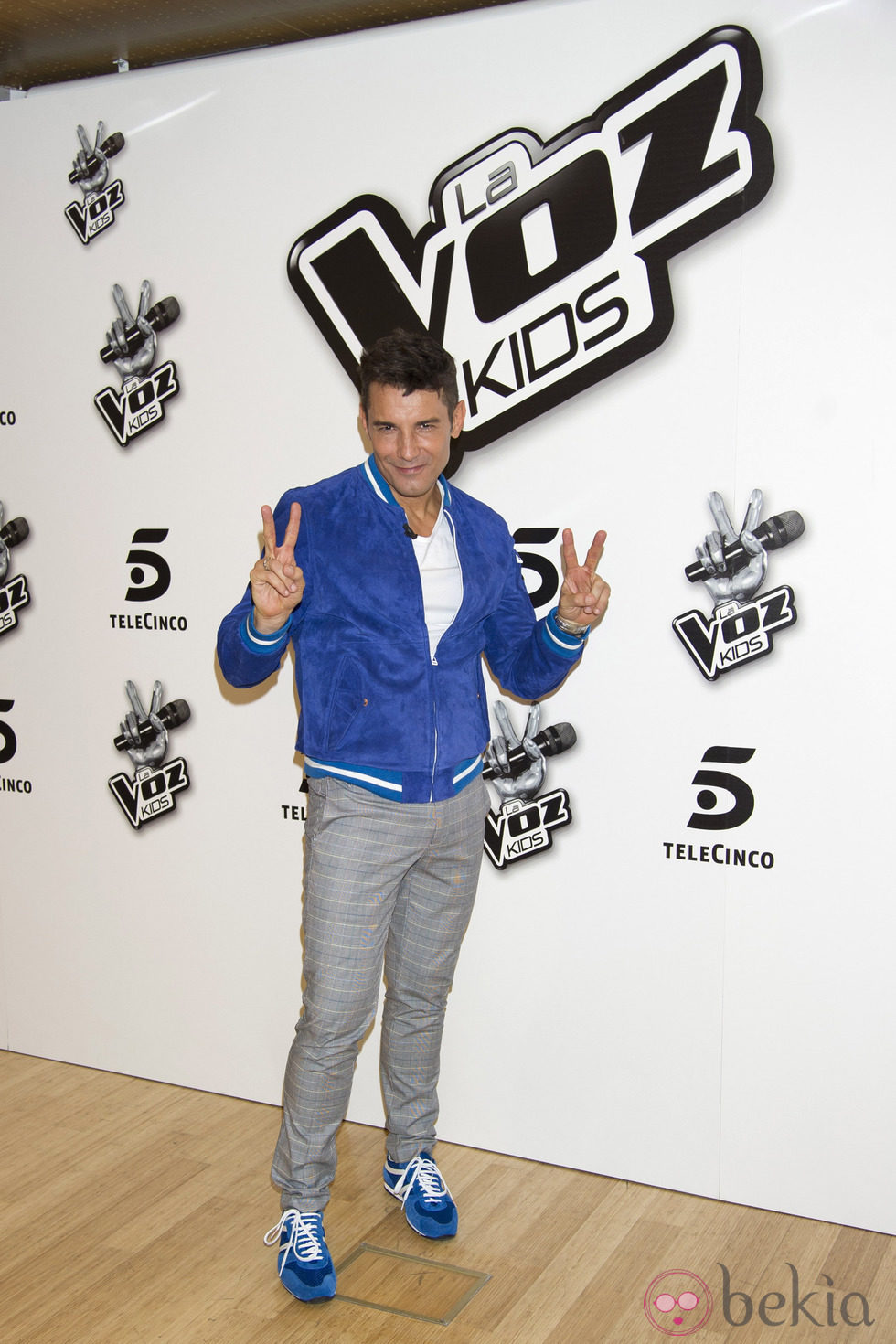 Jesús Vázquez en la presentación de 'La Voz Kids'