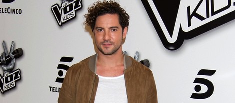 David Bisbal en la presentación de 'La Voz Kids'