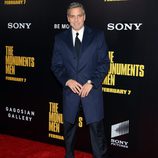 George Clooney en el estreno de 'Monuments Men' en Nueva York