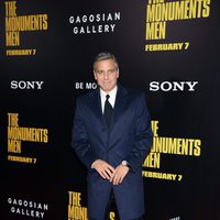 George Clooney en el estreno de 'Monuments Men' en Nueva York