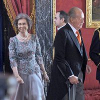 Los Reyes en la recepción al Cuerpo Diplomático 2014