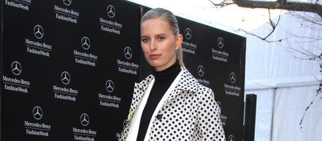 Karolina Kurkova en el desfile de Desigual de la Nueva York Fashion Week 2014