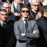 Filiberto de Saboya en el funeral de Michel Pastor