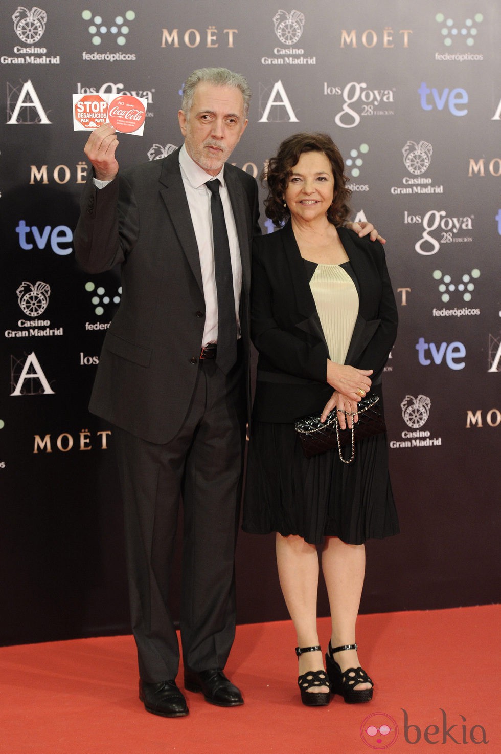 Fernando Trueba y Crsitina Huete en los Goya 2014