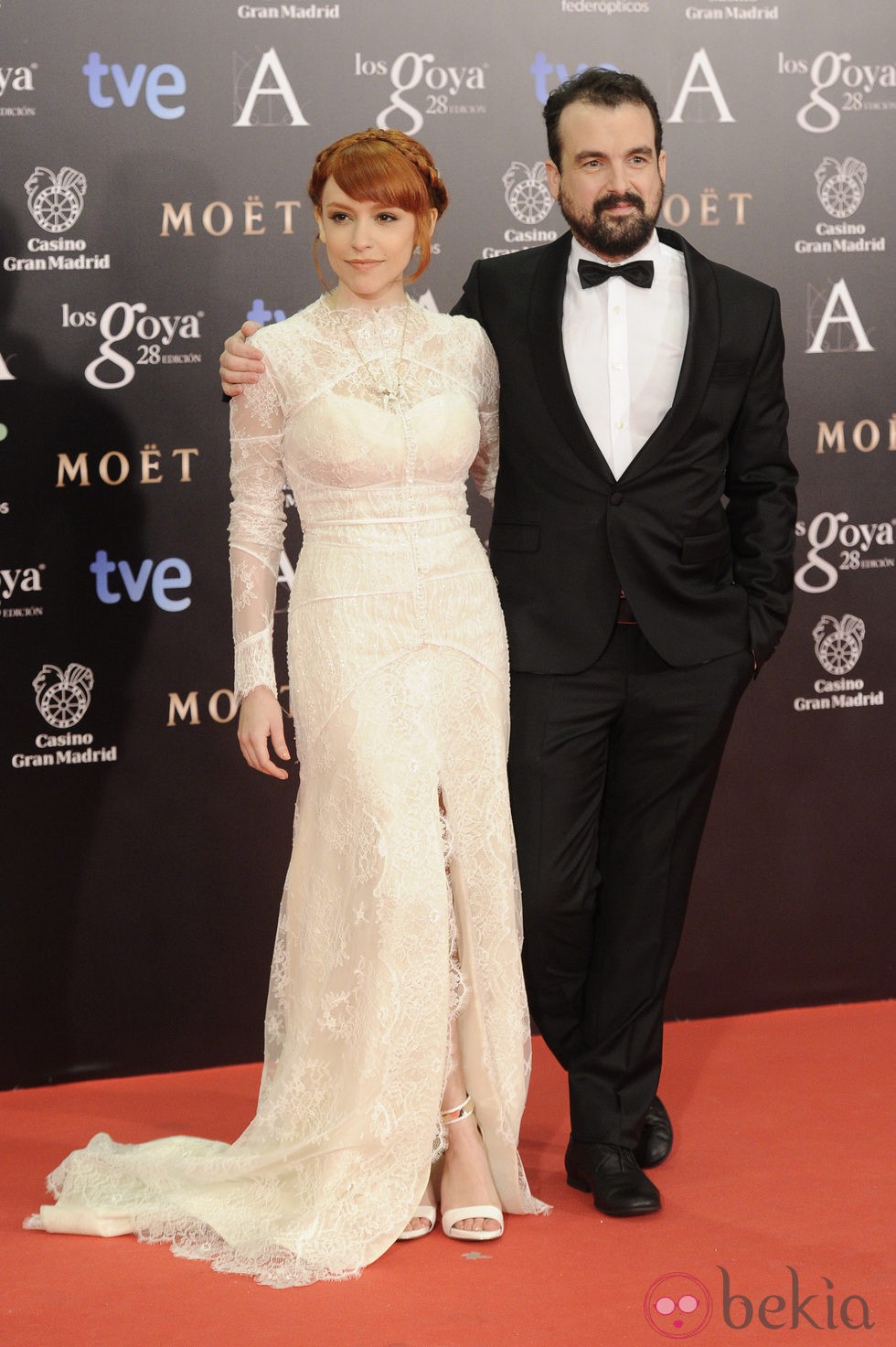 Nacho Vigalondo en la alfombra roja de los Goya 2014