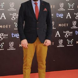 Hovik Keuchkerian en la alfombra roja de los Goya 2014